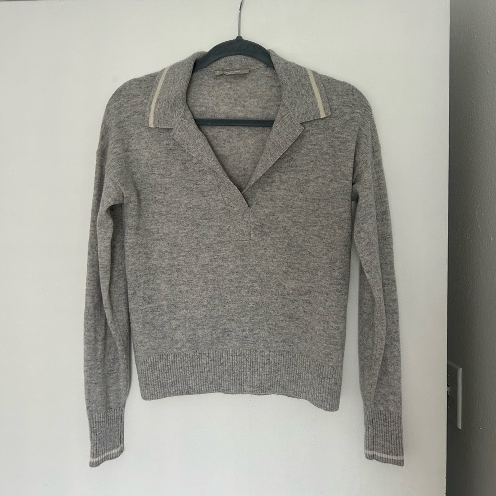 NEW Everlane 100% Cashmere Polo Sweater